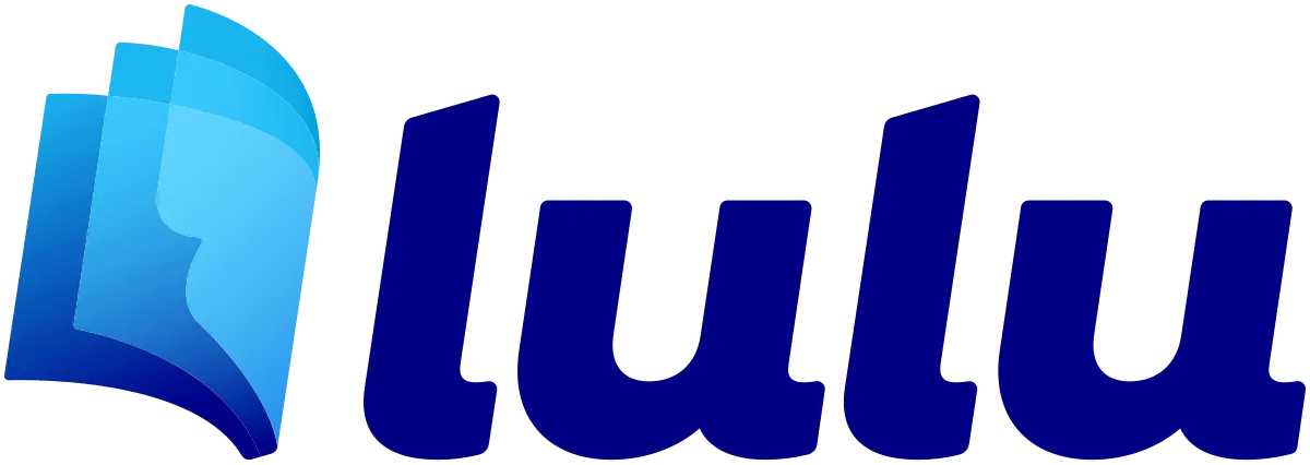 Lulu logo for book publishing consultation and print on demand