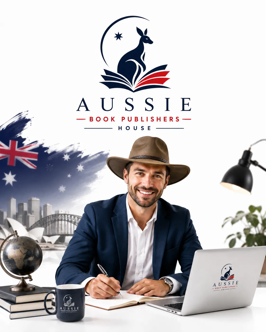 Author reviewing publishing options with a consultant in Australia