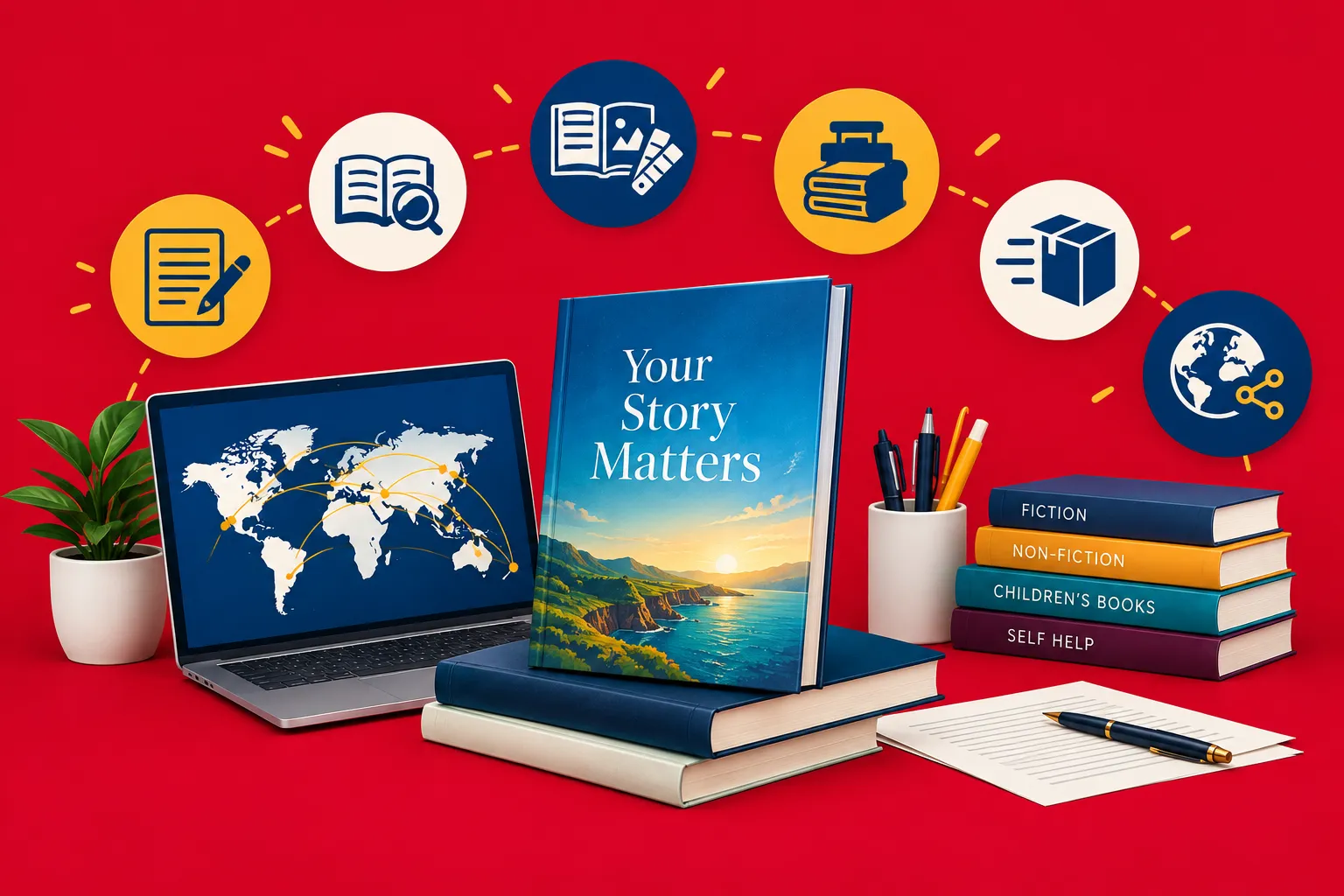 Affordable Australian book publishers testimonial illustration